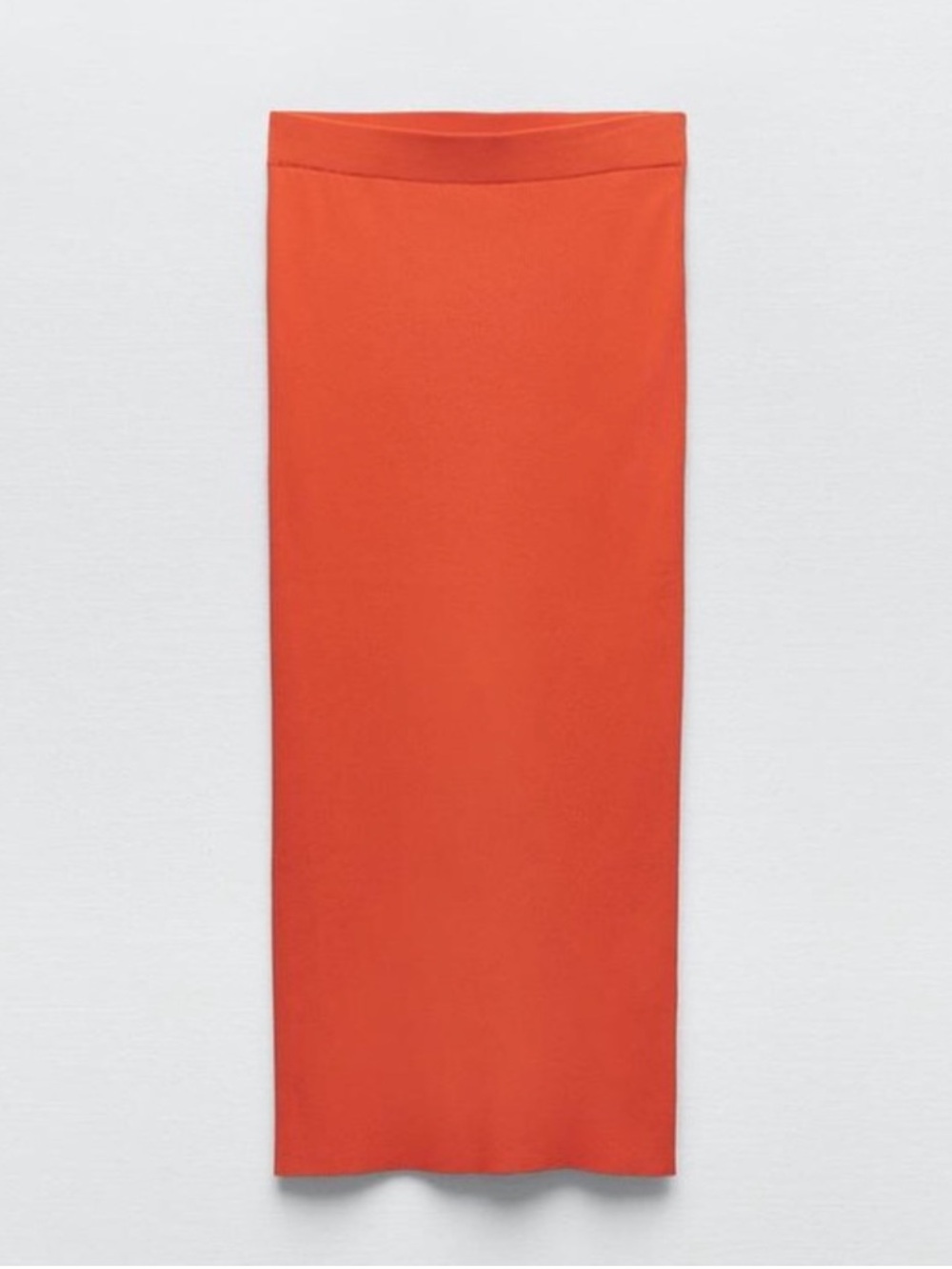 Zara Orange Maxi Skirt